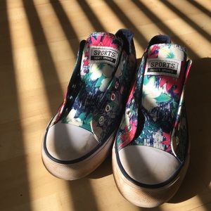 Floral shoes